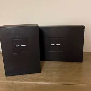 Various sizes of Saint Laurent gift boxes quantity 2.